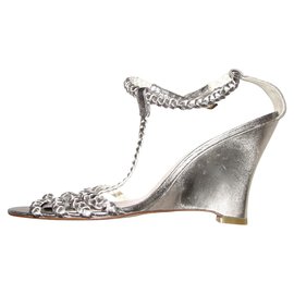 Whistles-Silver evening sandals-Silvery