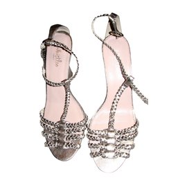 Whistles-Silver evening sandals-Silvery