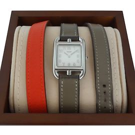 Hermès ASSISTIR HERMES CAPE COD PM Laranja Taupe