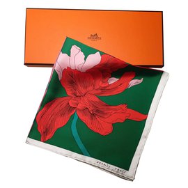 Hermès-Gavroche 45 Etude Pour un Iris Arc-en-Ciel-Multicolore
