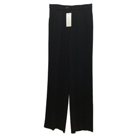 René Lezard-Black trousers-Black