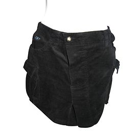 Minifalda de pana negra estilo combat Zadig & Voltaire Negro