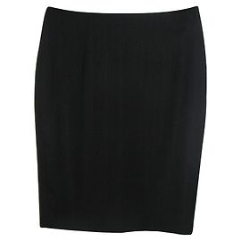 Hugo Boss Vilina Bleistiftrock Wolle dunkelgrau Anthrazitgrau