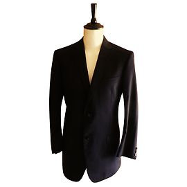 Ermenegildo Zegna black wool jacket size 50 Black