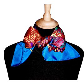 Hermès-VOYAGE en ÉTOFFES-Multicolore