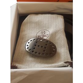 Hermès buckle for belt Dark grey