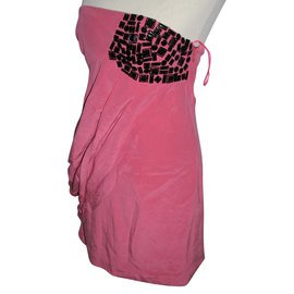 Tibi-Cocktail dress silk-Pink