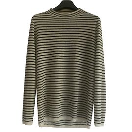 Weekend Max Mara Pullover aus reiner Kaschmir-Seidenmischung Schwarz Weiß