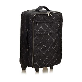 Chanel-Old Travel Line Trolley-Black,White