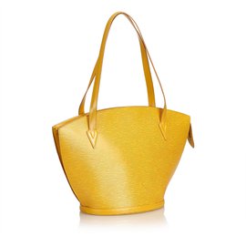 Louis Vuitton-Epi Saint Jacques Long Strap GM-Yellow