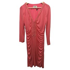 Robe Alice by Temperley en jersey modal pêche Rouge