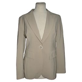 Joseph Wollmischgewebe Blazer Creme Roh