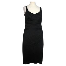 Vestido La Perla preto de algodão e elastano Preto