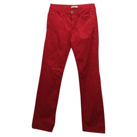 Thomas Burberry Jeans Rouge