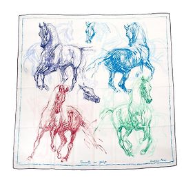 Hermès Pirouette au galop Aus weiß