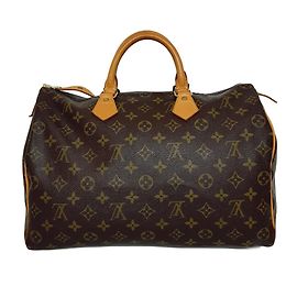 Louis Vuitton speedy 35 Beige Doré Chocolat