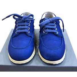 Hogan-Zapatillas de cordones con cordones-Azul