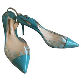 Escarpins Slingback Sophia Webster Turquoise Daimen 37EU Turquoise