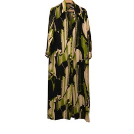 Lanvin-Maxi robe d'été-Vert