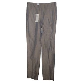 Philosophy Di Alberta Ferretti Graue Leinenhose Grösse 40 Grau