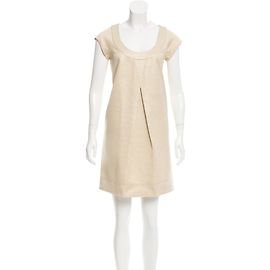 Robe mini dorée Ayuka Diane Von Furstenberg Beige Doré