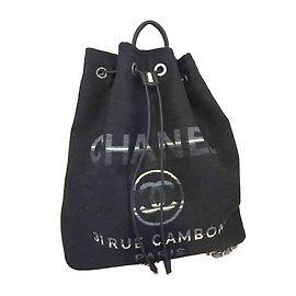 Chanel Deauville backpack Navy blue