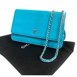 Chanel WOC Turquoise
