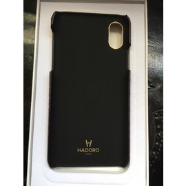 Autre Marque-Case para couro de jacaré iPhone X-Bordeaux