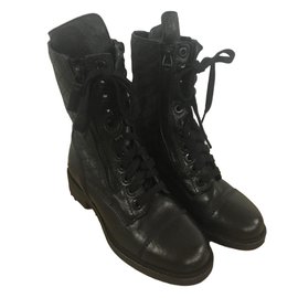 Chanel-boots-Black
