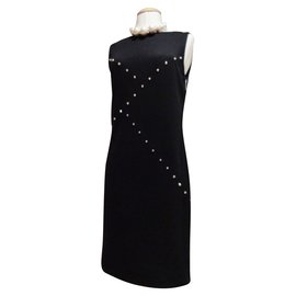 Michael Kors-Chrome stud dress-Black