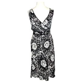 Vestido envelope de seda Day Birger & Mikkelsen Preto Branco Preto Branco
