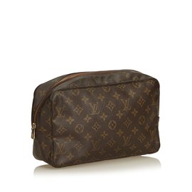 Louis Vuitton-Monogram Trousse Toilette 28-Marron