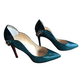 Christian Louboutin-Dorépi-Noir,Argenté,Turquoise