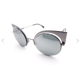 Fendi-Ruthenium Sunglasses-Silvery