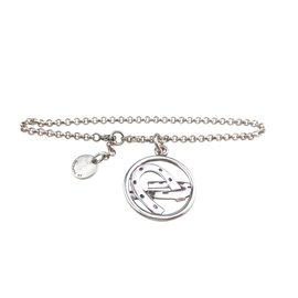 Hermès-Pendant 925 silver bracelet-Silvery