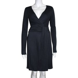 Robe drapée Halston Heritage Gris Foncé Gris anthracite