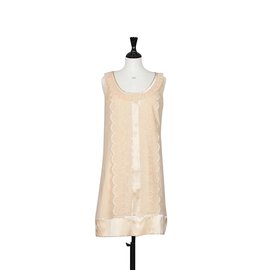 Diane Von Furstenberg-Treasa silk dress-Golden,Cream