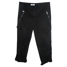 Moschino Cheap And Chic kurze Hose schwarz Baumwolle Schwarz
