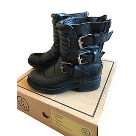 Ash Botas bikers Negro