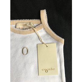 Autre Marque-Bib bodysuit-White,Beige