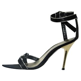 Karen Millen-sandals-Black,Silvery