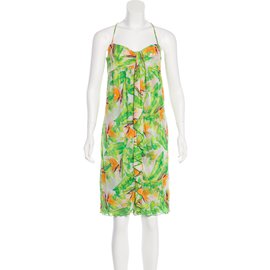 Diane Von Furstenberg-Silk dress Didi-Multiple colors,Light green