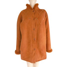 Céline Couro e Casaco Shearling Outro
