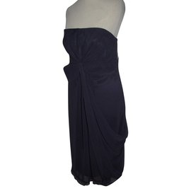 Vera Wang-Strapless dress Maids line-Purple