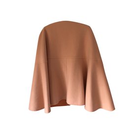 Fendi-Cap of diubke cashmere-Peach