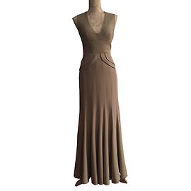 Elie Saab Long Evening Dress Grey