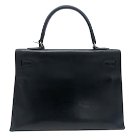 Hermès-KELLY noir box 32cm-Black