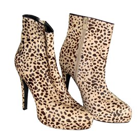 Super Trash-Ankle boots-Leopard print