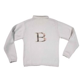 burberry sweater white