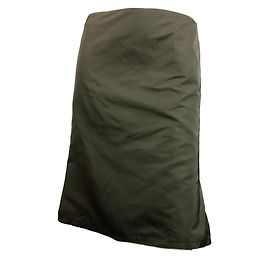 Jil Sander Saia de seda sereia Caqui